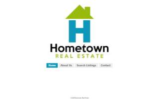 Home Town Real Estate website