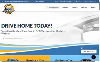 Northside Auto Sales website