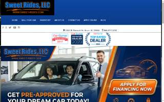 Sweet Rides, LLC website