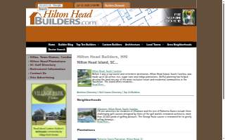 Hilton Head Builders website