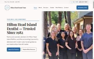 Hilton Head Dental Team website