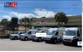 Hilton Head Glass Inc website