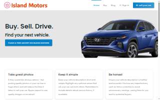 Island Motors website