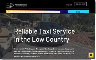 Pride Express Transportation website