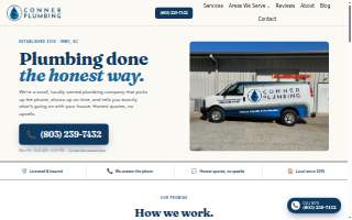 Conner Plumbing of the Midlands website