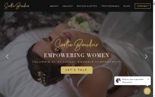 Sortie Boudoir Photography website