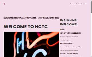 Holy City Tattoo Company website
