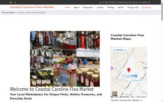 Coastal Carolina Flea Market website
