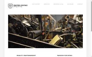 Crayton Heritage Letterpress website