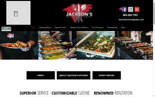 Jacksons Kitchen Catering website