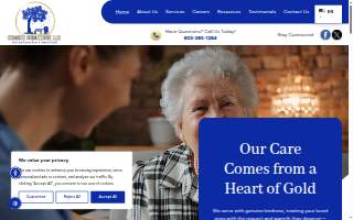Comsee Homecare website