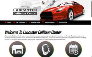 Lancaster Collision Center website