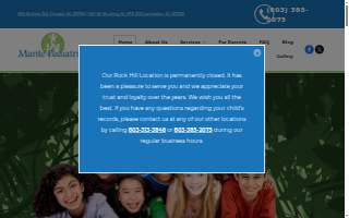 Mante Pediatrics website