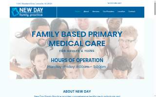 New Day Family Practice LLC website