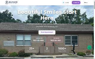 Rucker Dentistry website