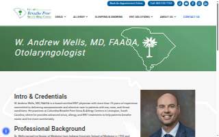 Columbia Breathe Free Sinus & Allergy Centers of Lexington website
