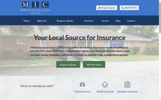 Midlands Insurance Center website