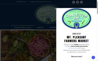 Charleston Bay Gourmet website