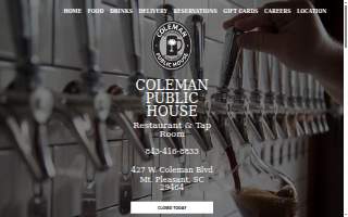 Coleman Public House website
