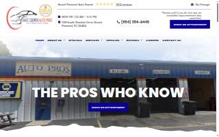 East Cooper Auto Pros website