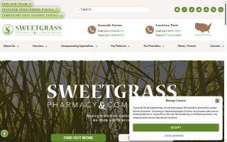 Sweetgrass Pharmacy website