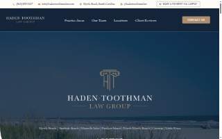 Haden-Toothman Law Group website