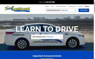 Trussell Driving School-Longs of Myrtle Beach website