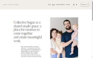 Collective - A Shared Creative Studio website