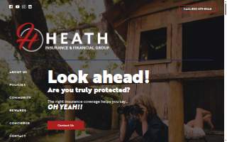 Heath Insurance and Financial Group website
