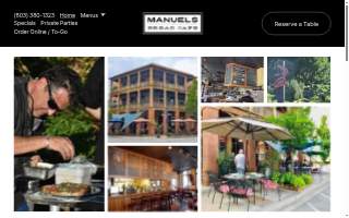 Manuel's Bread Cafe website