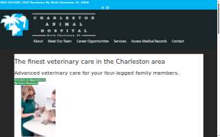 Charleston Animal Hospital website