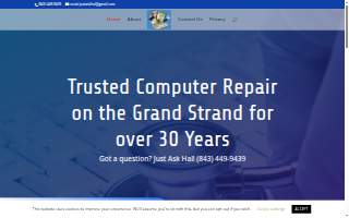 Just Ask Hal Computer Repair of North Myrtle Beach website