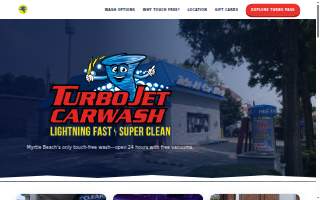Turbo Jet Car Wash website