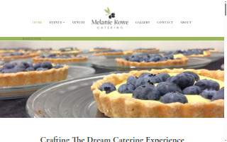 Melanie Rowe Catering website