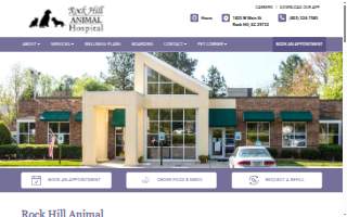 Rock Hill Animal Hospital website