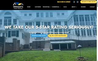 Stinson’s Power Washing website