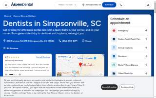 Aspen Dental - Simpsonville website