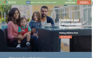Greenville Family Law of Simpsonville website