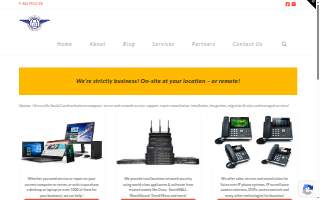 Homeland Secure IT Business Computer Services website
