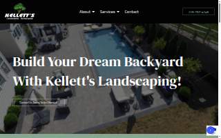 Kellett Landscaping website