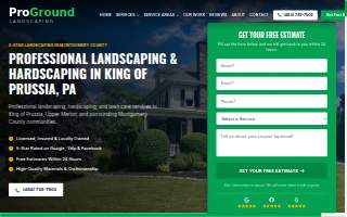 ProGround Landscaping LLC website