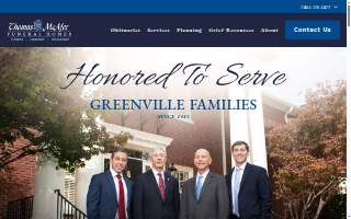 Thomas McAfee Funeral Homes & Cremation Center - Southeast Chapel website