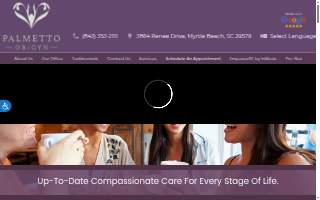 Palmetto OBGYN of Socastee website