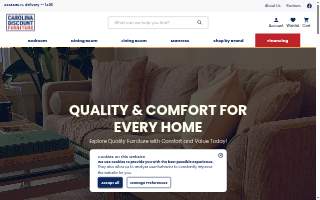 Carolina Discount Furniture website