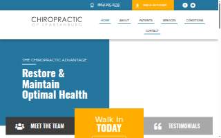 Chiropractic of Spartanburg website