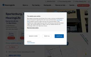 HearingLife of Spartanburg SC website