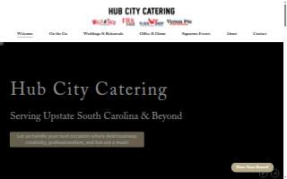 Hub City Catering website
