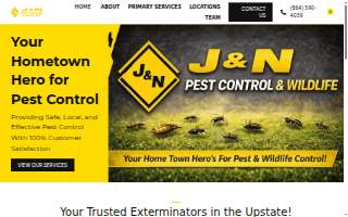 J&N Pest Control website