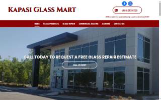 Kapasi Glass Mart website