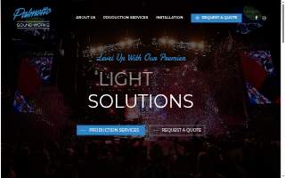 Palmetto Sound Works website
